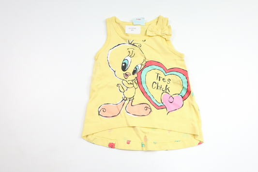 Klänning från Looney Tunes - Storlek 62/68 - Gul
