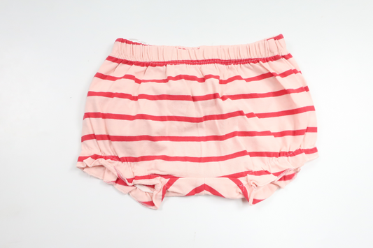 Randiga shorts från H&M - Storlek 62 - Rosa