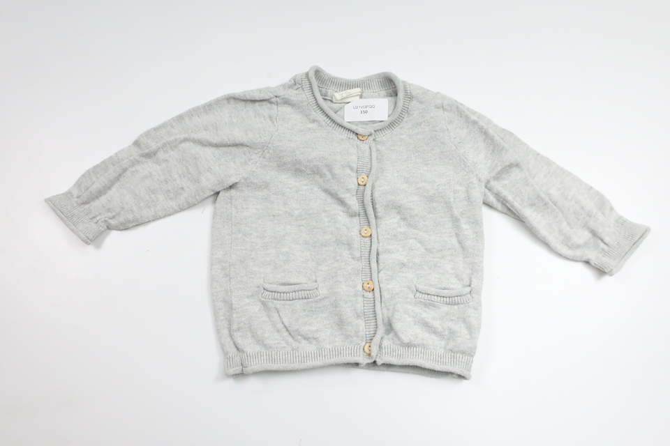 Stickad kofta från H&M - Storlek 62 - Grå