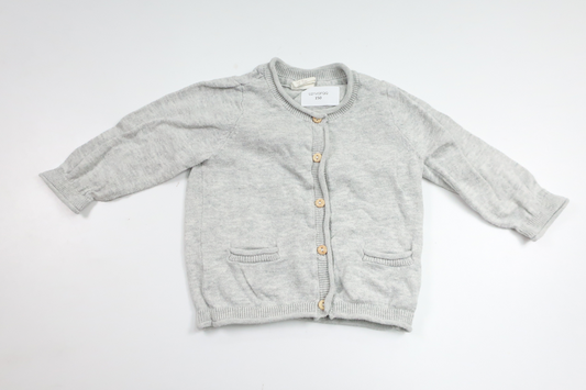 Stickad kofta från H&M - Storlek 62 - Grå