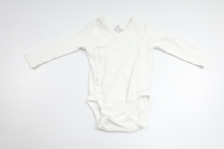 Omlottbody från H&M - Storlek 68 - Vit