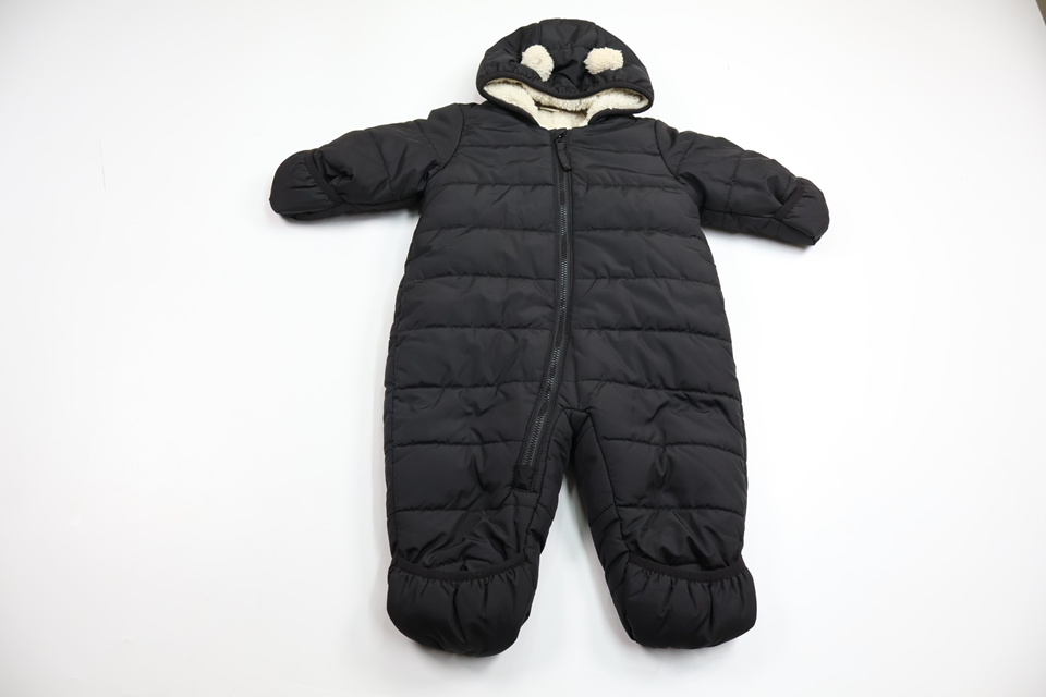Teddyfodrad overall från Lindex - Storlek 62 - Svart
