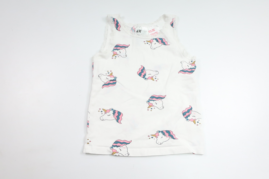 Linne från H&M - Storlek 98/104 - Vit