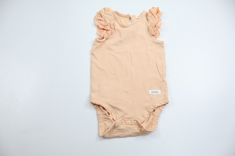 Body från Newbie - Storlek 74 - Rosa