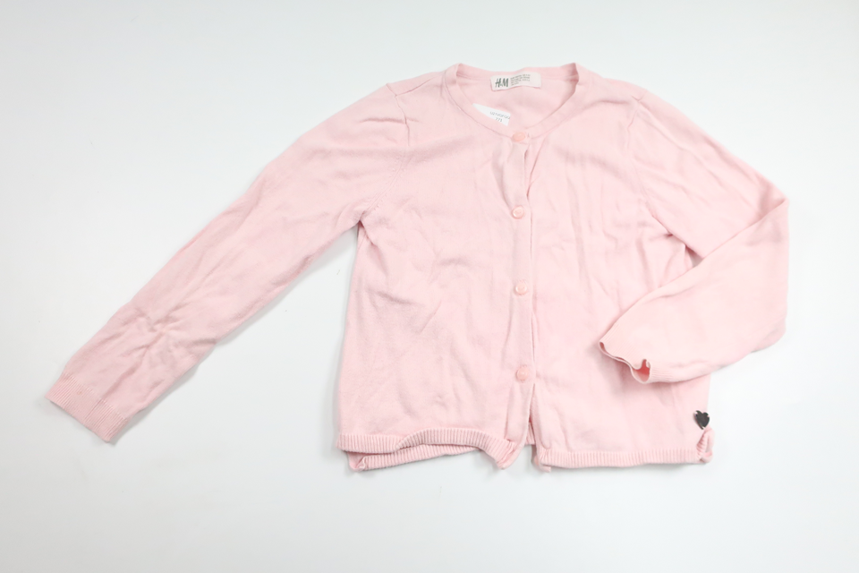 Stickad kofta från H&M - Storlek 110/116 - Rosa