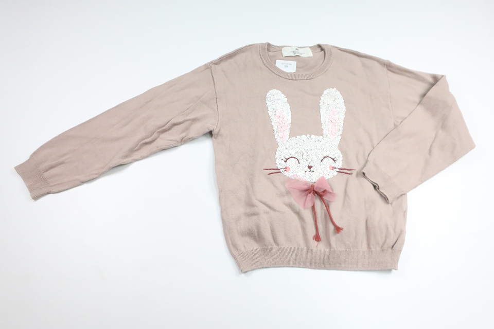Stickad tröja från H&M - Storlek 110/116 - Beige