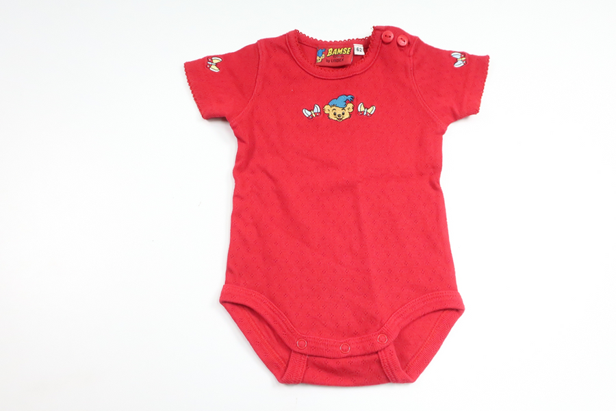 Body från Bamse by Lindex - Storlek 62 - Röd