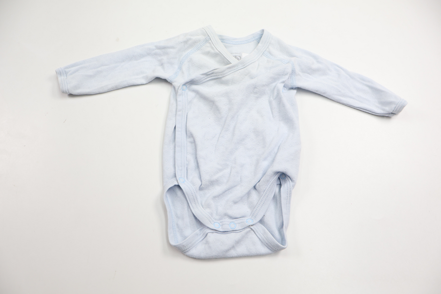 Omlottbody från Petit Bateau - Storlek 56 - Blå