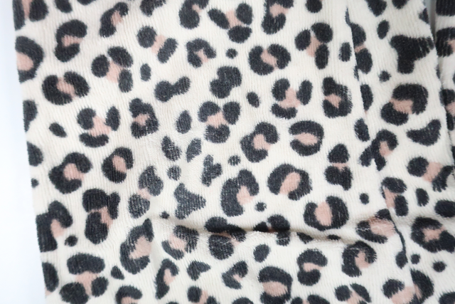 Pyjamas byxor i fleece från H&M - Storlek 98/104 - Benvit