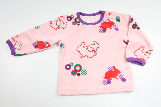 Tröja i fleece från Okänt - Storlek 74 - Rosa
