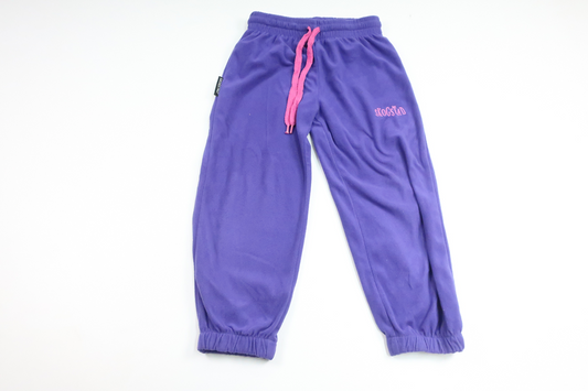 Byxor i fleece från Skogstad - Storlek 98/104 - Lila