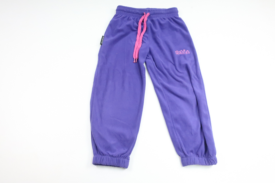 Byxor i fleece från Skogstad - Storlek 98/104 - Lila