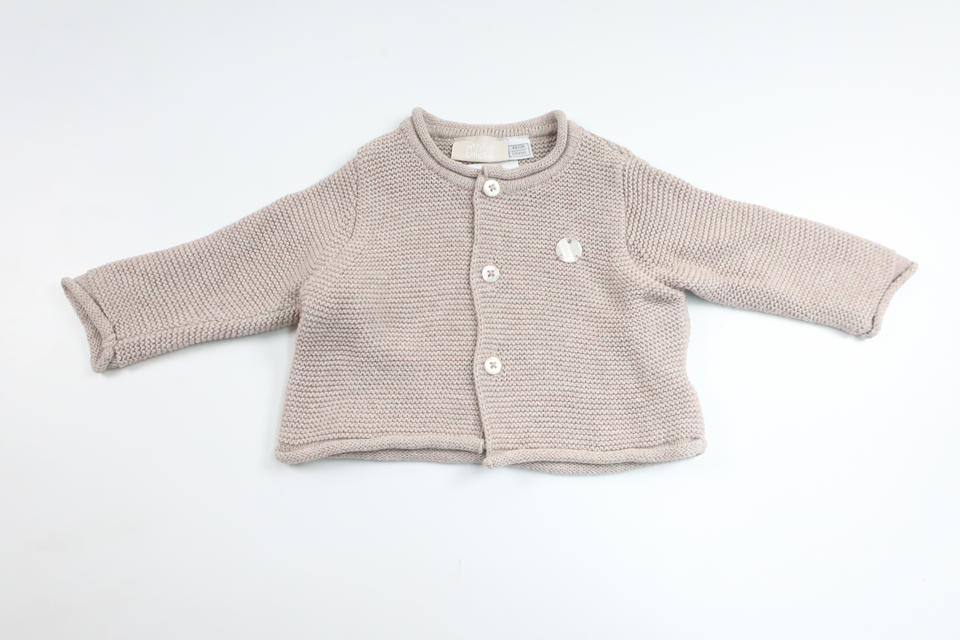 Stickad kofta från My First Chicco - Storlek 44/50 - Beige