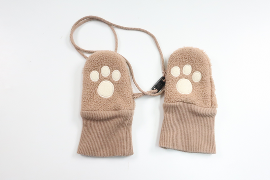 Vantar i fleece från Okänt - Storlek 86/92 - Beige