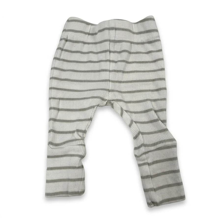 Randiga leggings från Tiny One - Storlek 44 - Vit