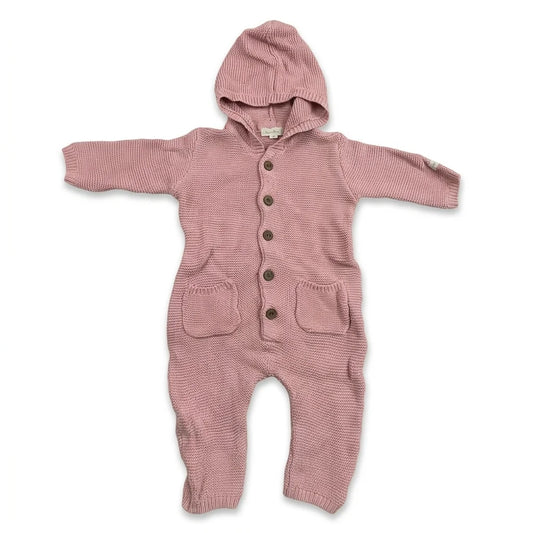 Onesie från Newbie - Storlek 68 - Rosa