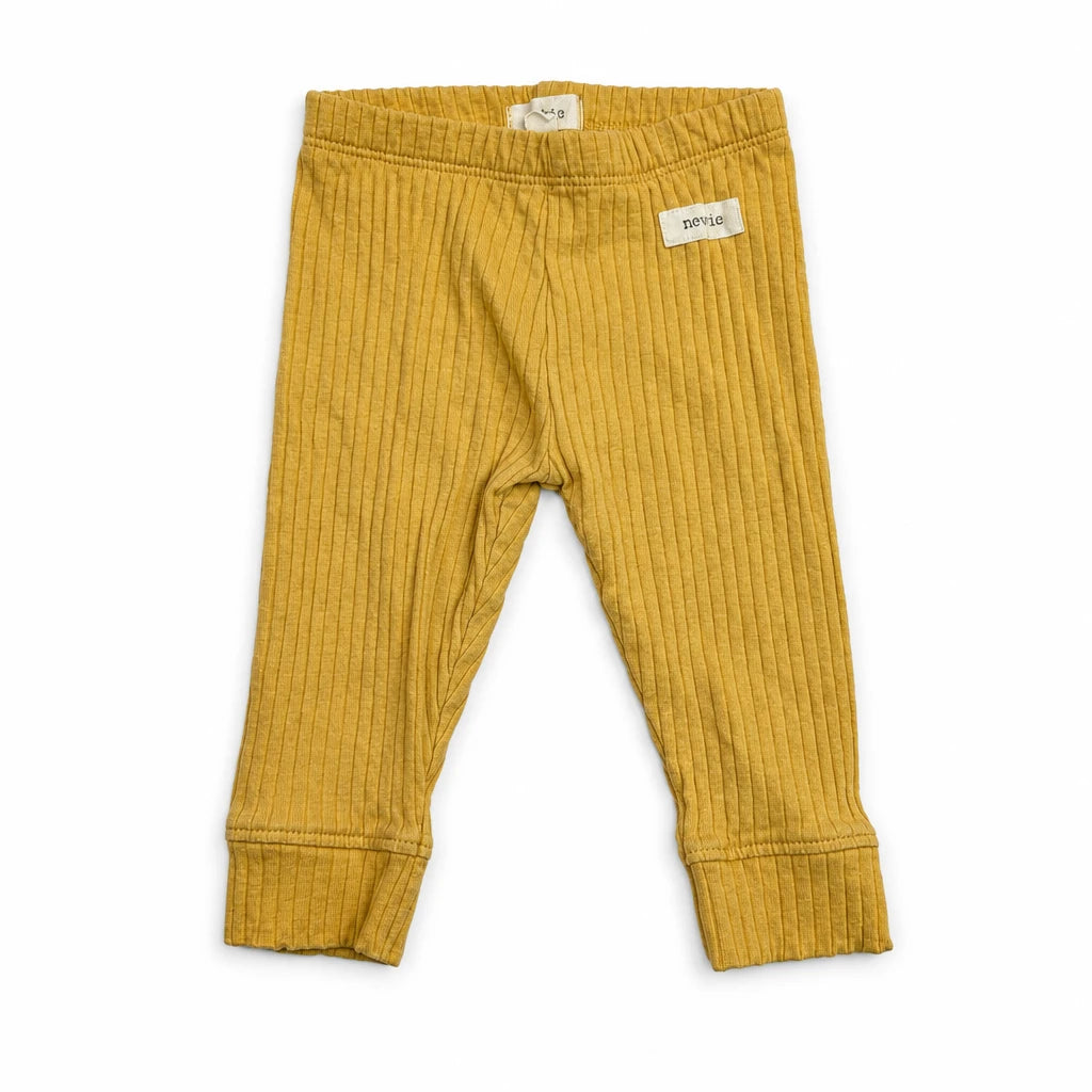 Leggings från Newbie - Storlek 68 - Gul