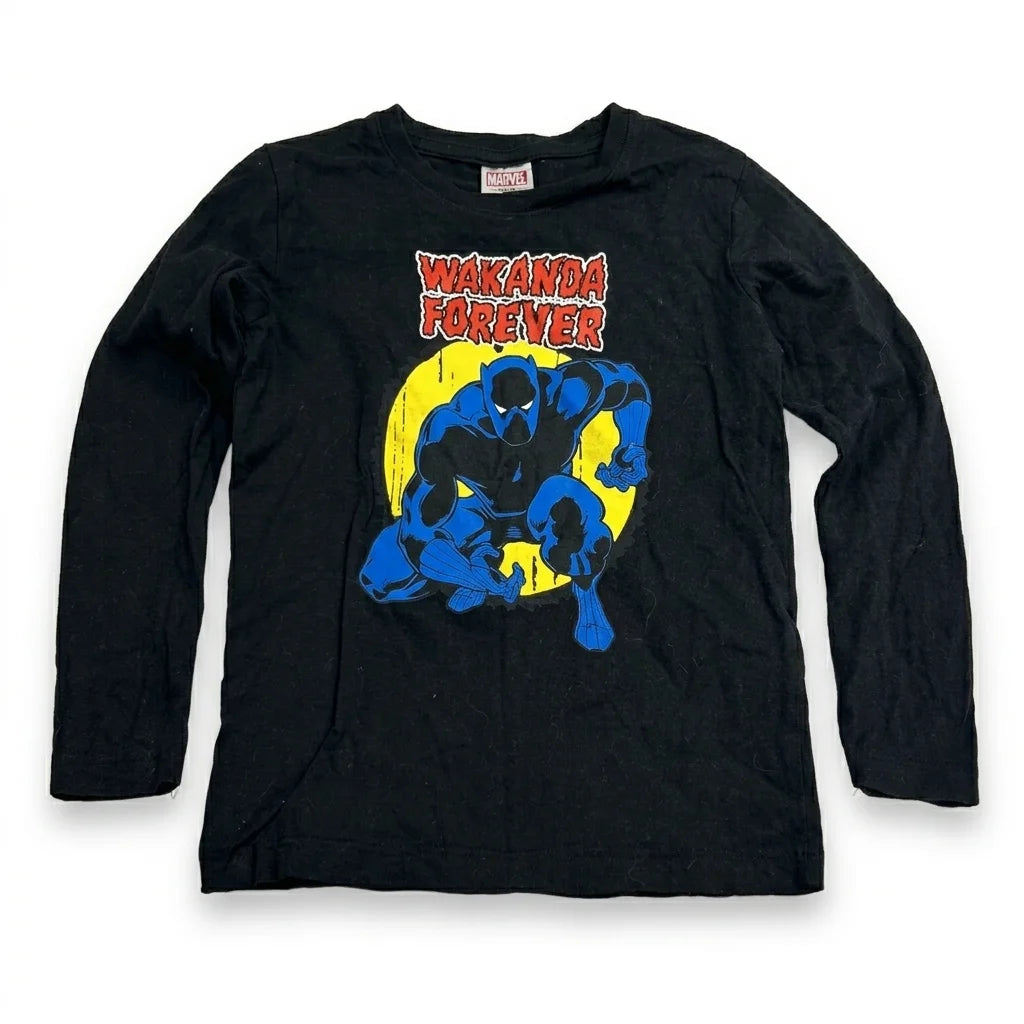 Mönstrad tröja från Marvel - Storlek 116 - Svart