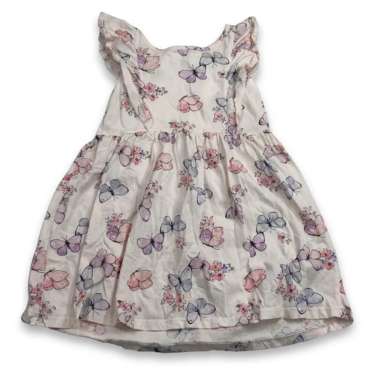 Blommig klänning från H&M - Storlek 110/116 - Rosa