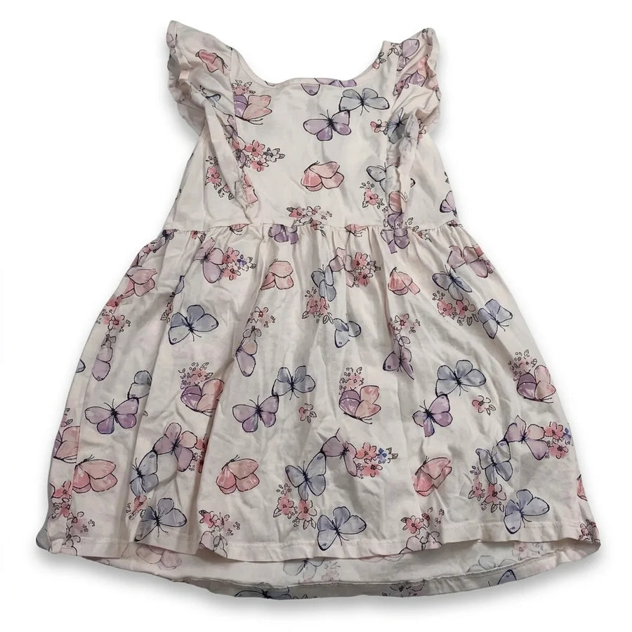Blommig klänning från H&M - Storlek 110/116 - Rosa