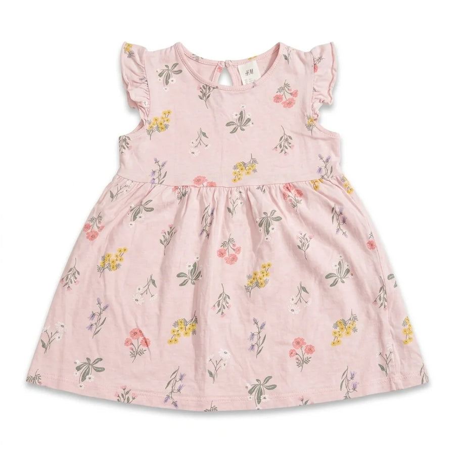 Blommig klänning från H&M - Storlek 86 - Rosa