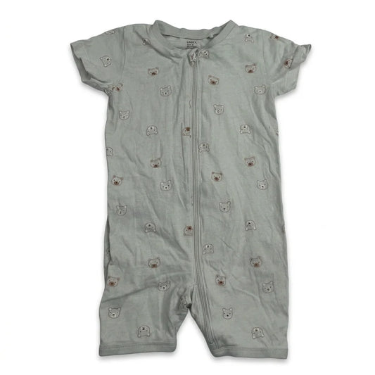 Djurmönstrad Pyjamas från Lindex - Storlek 74 - Beige