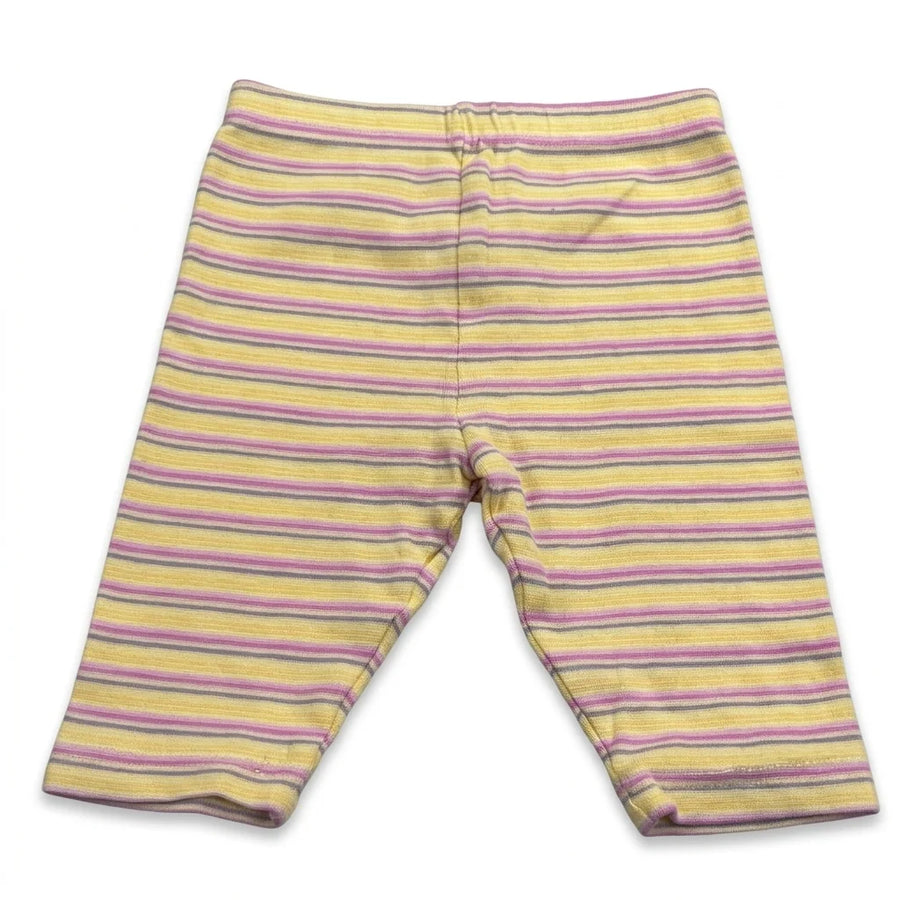 Randiga leggings från Lindex - Storlek 56 - Gul