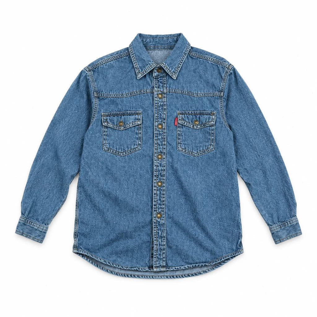 Skjorta från Frisco Kid - Storlek 98 - Denim