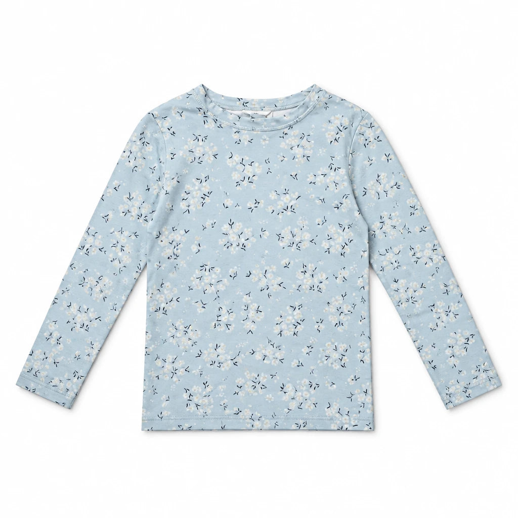 UV blommig tröja från H&M - Storlek 86/92 - Blå