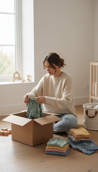 Samla på dig barnkläder