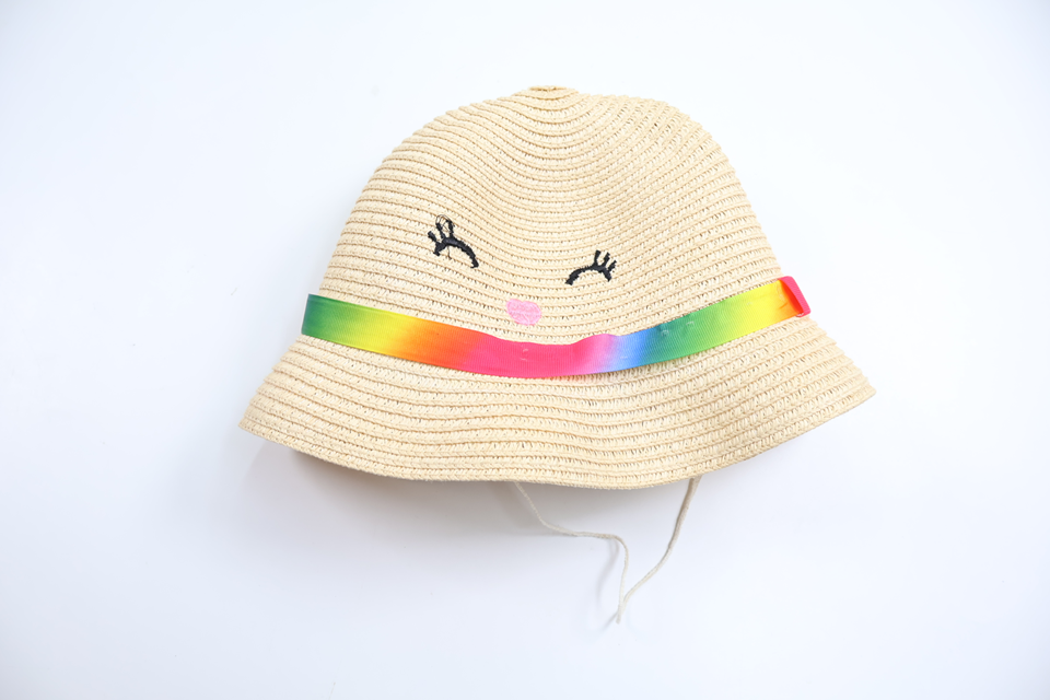 Stråhatt från Okänt - Storlek 110/116 - Beige